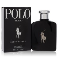 Polo Black by Ralph Lauren Eau De Toilette Spray 4.2 oz..