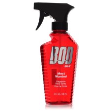 Bod Man Most Wanted by Parfums De Coeur Fragrance Body Spray 8 oz..