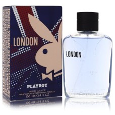 Playboy London by Playboy Eau De Toilette Spray 3.4 oz..