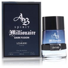 Spirit Millionaire Dark Fusion by Lomani Eau De Parfum Spray 3.3 oz..