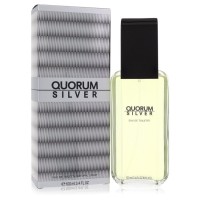 Quorum Silver by Puig Eau De Toilette Spray 3.4 oz..