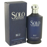 Solo Soprani Blu by Luciano Soprani Eau De Toilette Spray 3.3 oz..