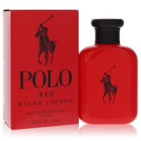 Polo Red by Ralph Lauren Eau De Toilette Spray 2.5 oz..