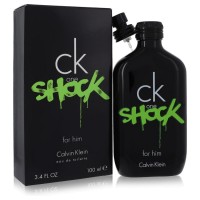 CK One Shock by Calvin Klein Eau De Toilette Spray 3.4 oz..