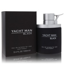 Yacht Man Black by Myrurgia Eau De Toilette Spray 3.4 oz..