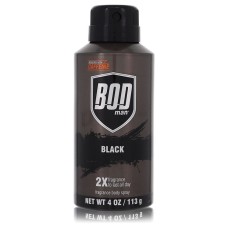 Bod Man Black by Parfums De Coeur Body Spray 4 oz..