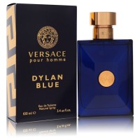Versace Pour Homme Dylan Blue by Versace Eau De Toilette Spray 3.4 oz..