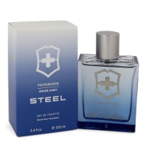 Swiss Army Steel by Swiss Army Eau De Toilette Spray 3.4 oz..