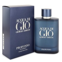 Acqua Di Gio Profondo by Giorgio Armani Eau De Parfum Spray 4.2 oz..