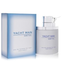 Yacht Man Metal by Myrurgia Eau De Toilette Spray 3.4 oz..