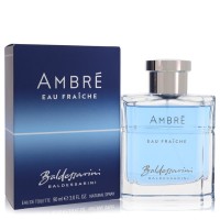 Baldessarini Ambre Eau Fraiche by Hugo Boss Eau De Toilette Spray 3 oz..