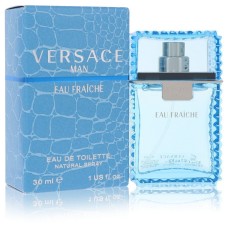 Versace Man by Versace Eau Fraiche Eau De Toilette Spray (Blue) 1 oz..