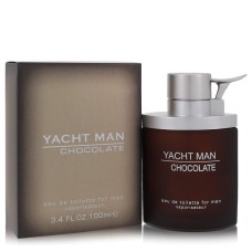 Yacht Man Chocolate by Myrurgia Eau De Toilette Spray 3.4 oz..