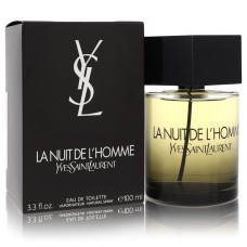 La Nuit De L'Homme by Yves Saint Laurent Eau De Toilette Spray 3.4 oz..