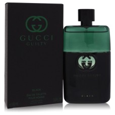 Gucci Guilty Black by Gucci Eau De Toilette Spray 3 oz..
