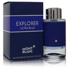 Montblanc Explorer Ultra Blue by Mont Blanc Eau De Parfum Spray 3.3 oz..