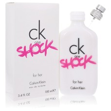 CK One Shock by Calvin Klein Eau De Toilette Spray 3.4 oz..