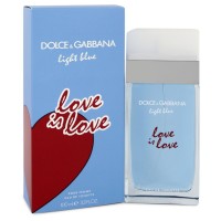 Light Blue Love Is Love by Dolce & Gabbana Eau De Toilette Spray 3.3 o..