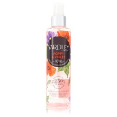 Yardley Poppy & Violet by Yardley London Body Mist 6.8 oz..