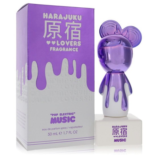 Harajuku Lovers Pop Electric Music by Gwen Stefani Eau De Parfum Spray 1.7 oz