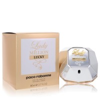 Lady Million Lucky by Paco Rabanne Eau De Parfum Spray 2.7 oz..