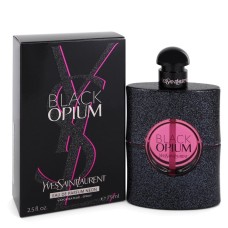 Black Opium by Yves Saint Laurent Eau De Parfum Neon Spray 2.5 oz..