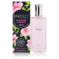 Yardley Blossom & Peach by Yardley London Eau De Toilette Spray 4.2 oz..