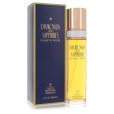 DIAMONDS & SAPHIRES by Elizabeth Taylor Eau De Toilette Spray 3.4 oz..