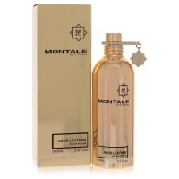 Montale Aoud Leather by Montale Eau De Parfum Spray (Unisex) 3.4 oz..