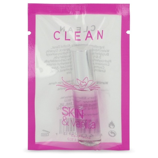 Clean Skin and Vanilla by Clean Mini Eau Frachie .17 oz